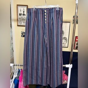 NWT Wide Leg Stripped Dress Pants
